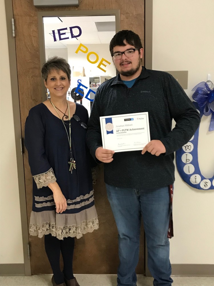 SCHS Senior Recognized by AP+PLTW