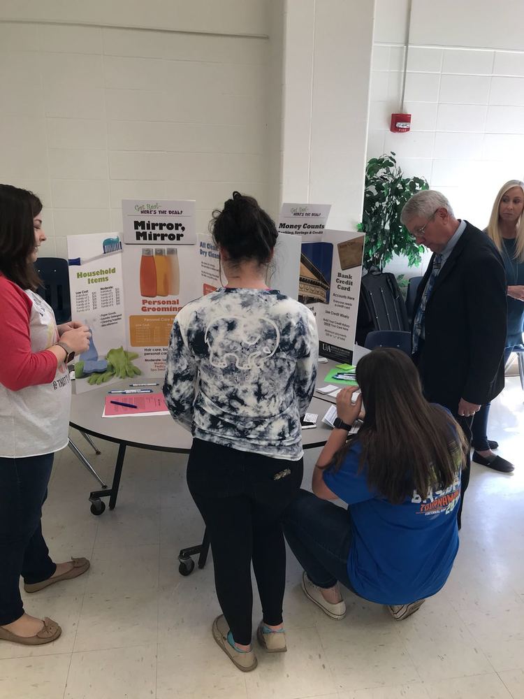 Star City High School business classes held financial responsibility simulation in partnership with local extension service and community members