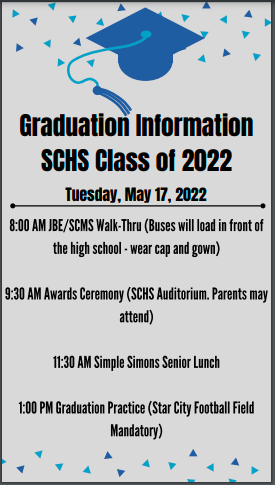 graduation info