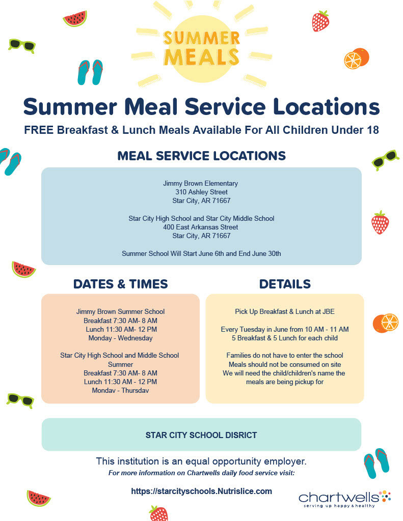 summer meal flyers