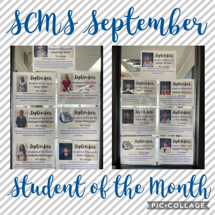 Sept student of the month